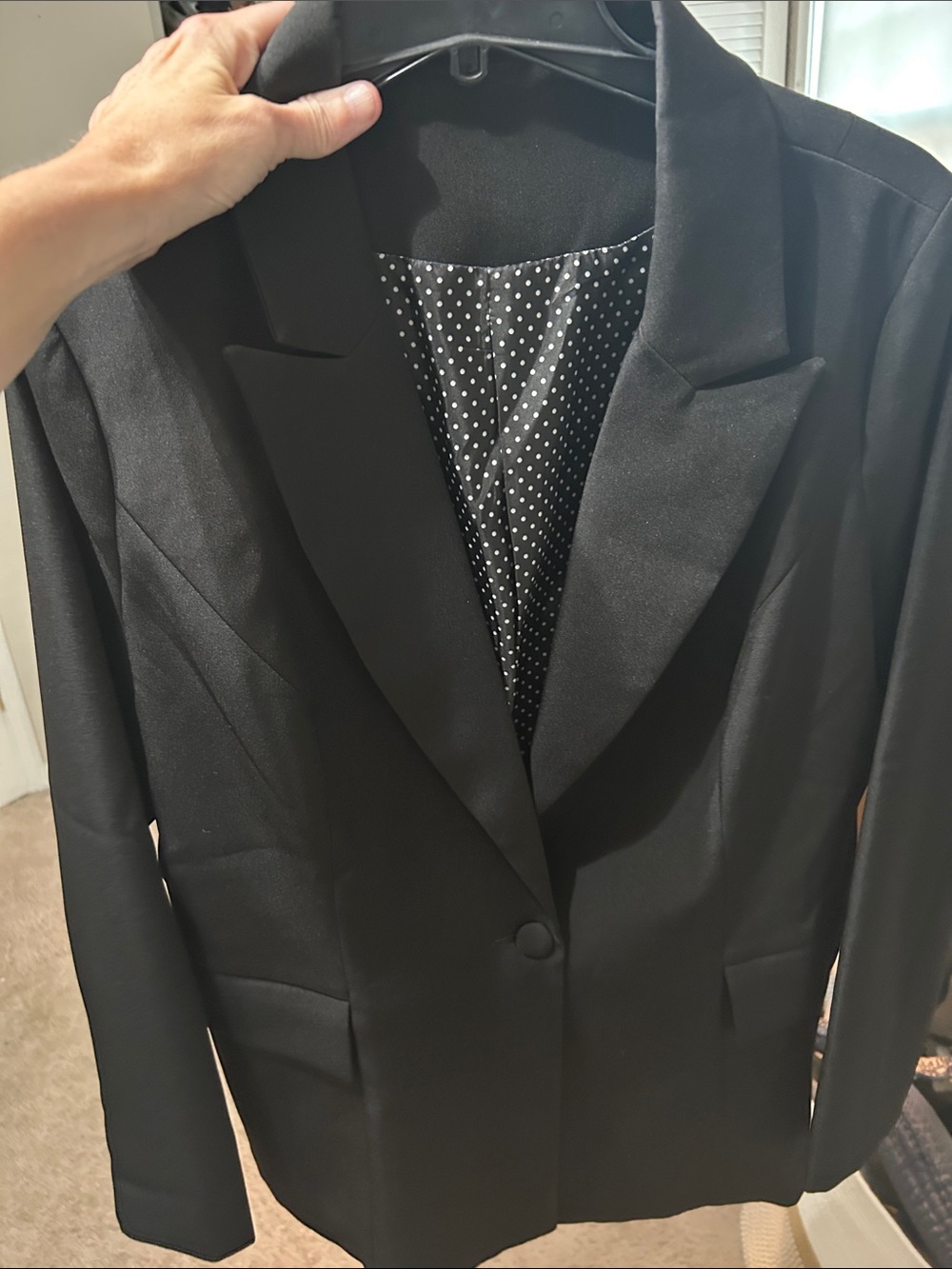 Amazon Women's Long Sleeve Notch Lapel Button Down Blazer Pockets Jacket XL